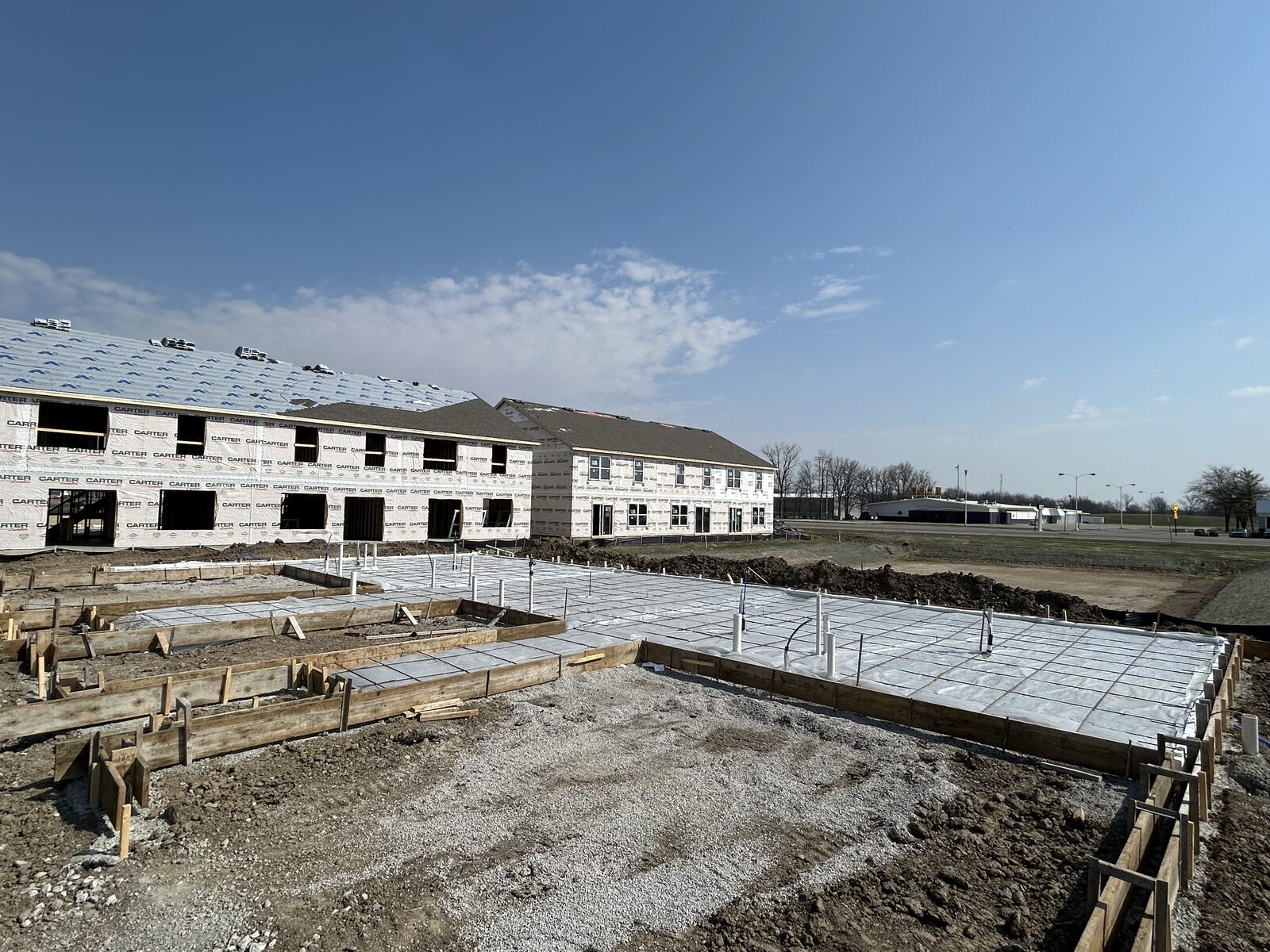 Apartment project concrete work in Defiance, Ohio — photo 1
