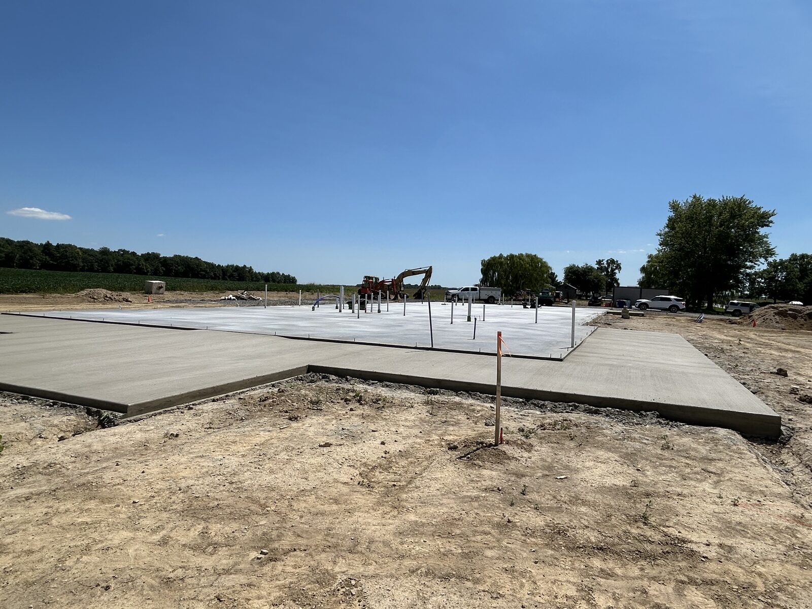 Commercial shop floor pour in Columbia City, Indiana — photo 5