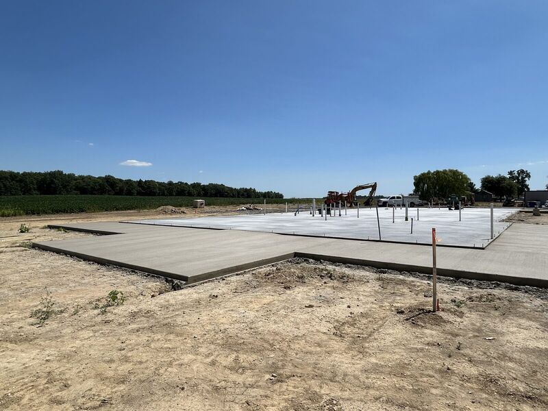 Commercial Shop — Columbia City — Commercial shop floor pour in Columbia City, Indiana — photo 1