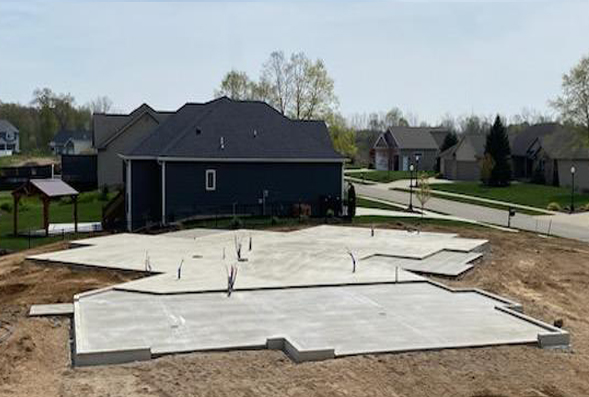 concrete slabs and foundations